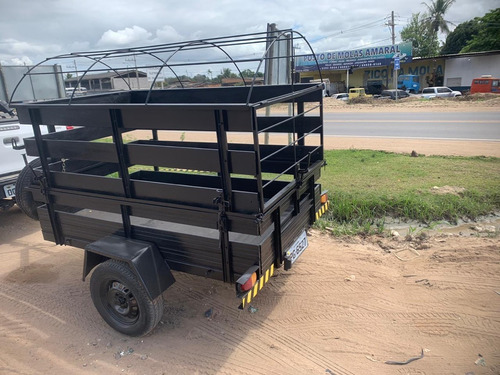 Reboque Carretinha Com Gaiola Removível