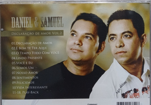 Daniel E Samuel Declara De Vol 2 In Pb Cd Original Lacrado