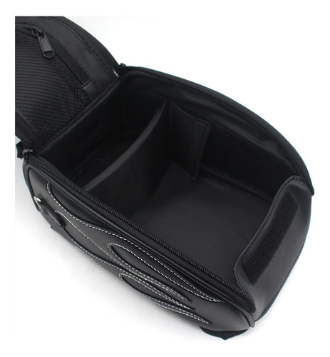 Pu Toolkit Bolsa Cuero Motocicleta Cubierta Del Tanque De