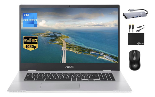 Laptop Asus Chromebook 17.3  N4500 4gb 64gb Emmc+64gb Sd