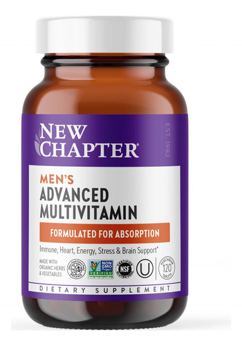 New Chapter Multivitaminas Hombres 120 Tabletas
