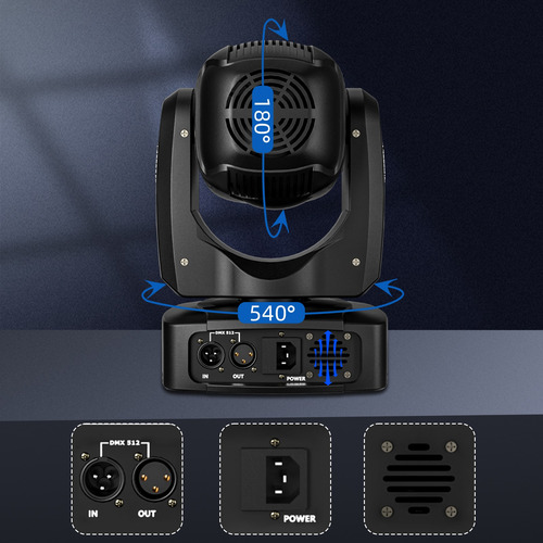 200w Beam Moving Head Light Dmx512 Moving Head Light Dj