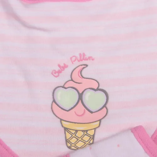 Set 2 Pzas Babero Niña Multicolor Pillin (pvw225sur)