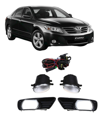 Kit Faros Niebla Toyota Camry 2007 2008 2009 Con Arnes