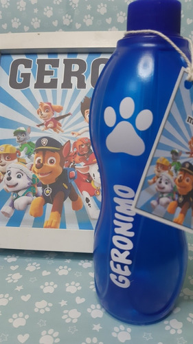 Botellitas Personalizadas Paw Patrol Souvenir  - Pack Por 10