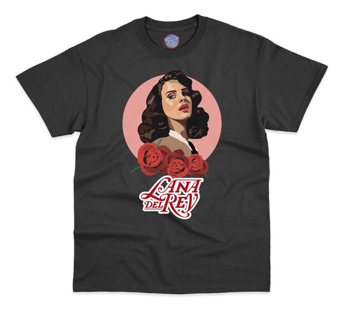 Playera Lana Del Rey Concierto Tour México Dibujo Rosas