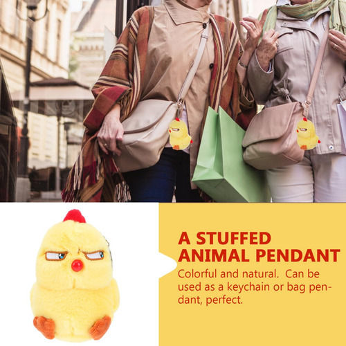 Pascua Juguete De Peluche De Pollo Llavero