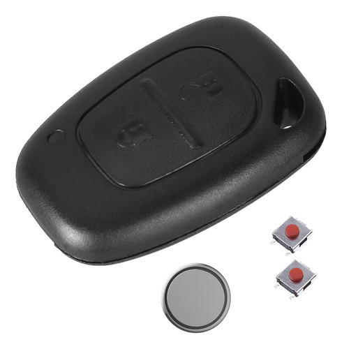Carcasa Llave Compatible Con Renault Clio 2 Pila Pulsadores