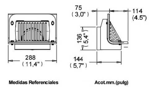 4954 Helvex Coladera De Pretil Azotea Tubo 4 Roscar