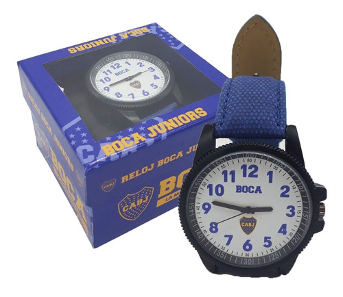 Reloj Simbolo Boca Juniors En Caja