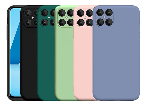 Funda 5 Colores Tpu Silicona Líquida Para Huawei Honor X8