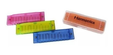 Armonica Parquer Plastico Rosa 10 Celdas En Do Cuota
