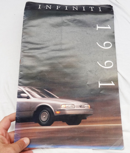 Folleto Catalogo Nissan Infiniti 1991 Auto Antiguo M30 Q45 