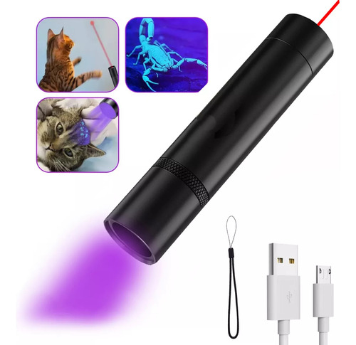 Lampara De Luz Ultravioleta Linterna Uv Láser Apuntador