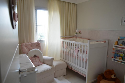Imagem 12 de 15 de Lindo E Charmoso Apartamento No Brooklin Paulista, 65m2, 2 Dormitorios, Escritorio, Armarios Planejados Nos Quartos E Cozinha Americana, 1 Vaga De Gar - Ap15230