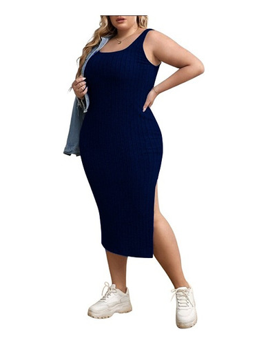 Vestido Casual Juvenil De Verano Plus Size V001