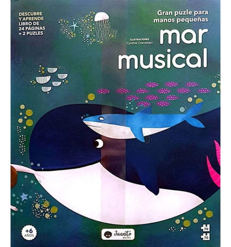 Mar Musical - Puzzles + Libro - 140 Piezas 