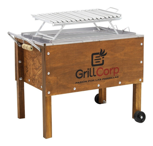 Caja China Mediana Inoxidable + Parrilla De Ángulo