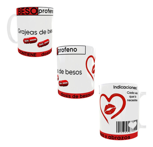 Taza Amor San Valentin-día De Los Enamorados Mod 03