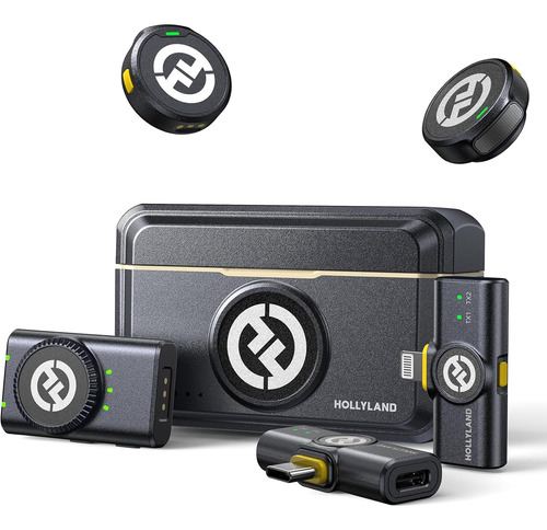 Microfone De Lapela Hollyland Lark M2 Combo Lark M2