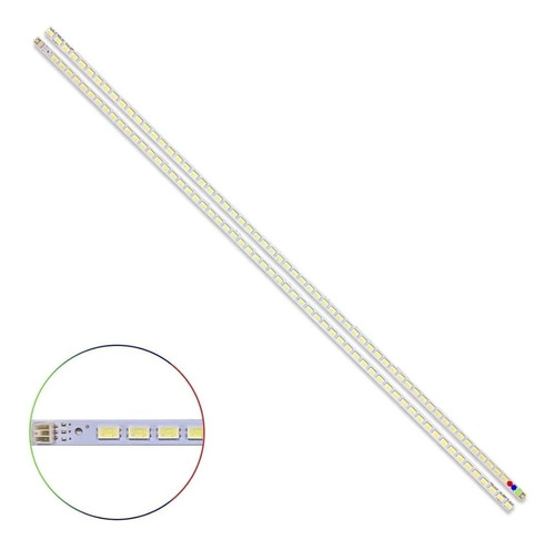 Kit 2 Tiras Led Ekt 40ledf3200b Nuevo