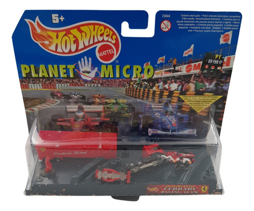 Hot Wheels Planet Micro Ferrari Racing Team F1 Dañado