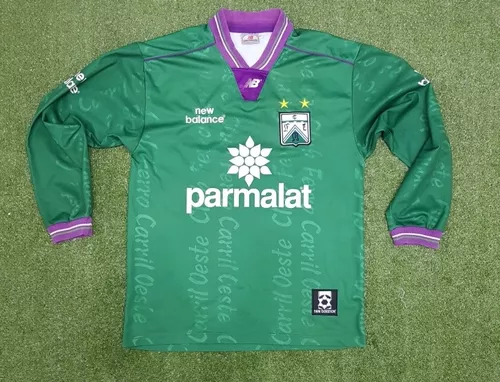 Ferro Carril Oeste Home football shirt 1999 - 2000. Sponsored by Parmalat