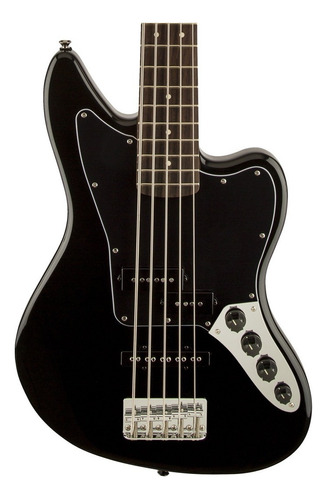 Bajo Squier Jaguar Bass Vintage Modified V 5 Cuerdas Colores Color Negro Orientación De La Mano Diestro