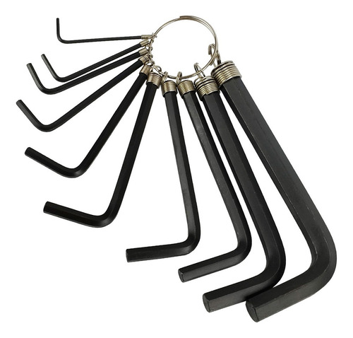 Juego de llaves Allen de 10 piezas, 1,5 a 10 mm