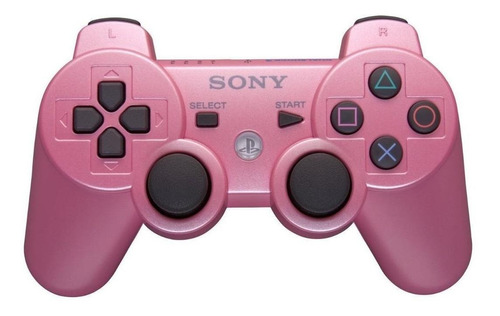 Controle joystick sem fio Sony PlayStation Dualshock 3 candy pink