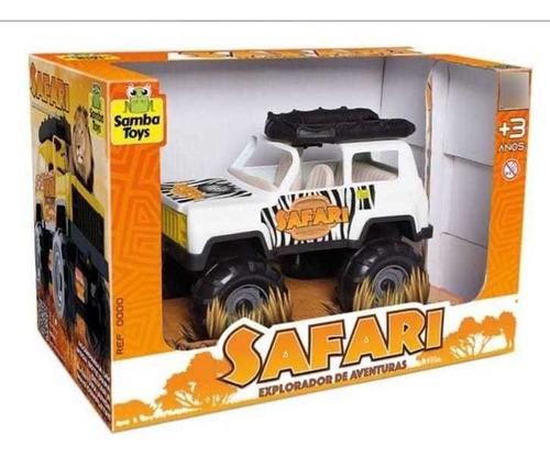 Jipe Safari Carrinho Explorador De Aventura Brinquedo Branco