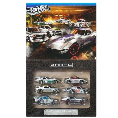 Conjunto De Seis Peças Da Série Hot Wheels 1:64 Zamac Z | MercadoLivre