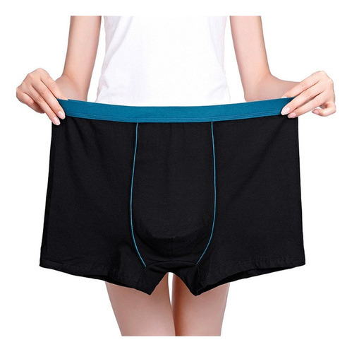 1 Calzoncillos De Algodón Talla Grande For Hombre, 4 Piezas