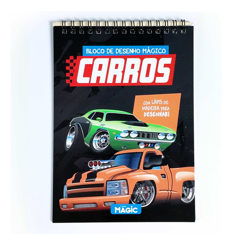Carros - Bloco De Desenho Mágico