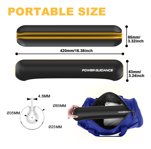 Almohadilla Para Sentadillas Power Guidance Modelo 2023 Negro