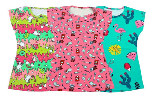 Kit 6 Vestidos Infantil Feminino Menina Roupa Atacado