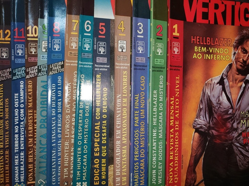 Vertigo 1 A 12 Completa Editora Abril Frete Gratis Excelente