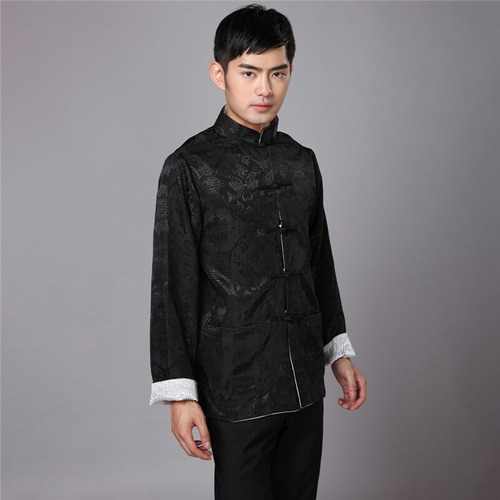 Camisa Tang Suit, Ropa China Tradicional Para Hombre, Camisa