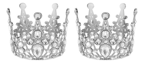 Corona De Cumpleaños Infantil Crowns, Corona Pequeña, 2 Unid