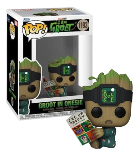 Funko Pop Groot In Onesie 1193 I Am Groot Marvel