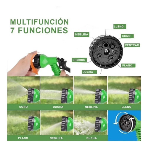 Manguera Con Carrete Portátil 10metros Para Riego Marin Manguera Con Adaptadores Universales Manguera Con Carrete Ideal Para Jardín, Terraza O Balcón Ligera Y Compacta Manguera Riego Alta Resistencia