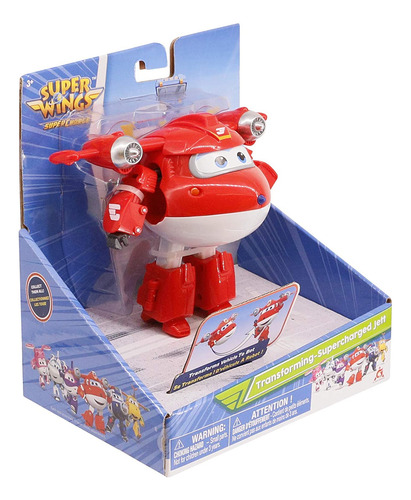 Super Wings Juguetes Transformadores De Avión Jett Supercarg