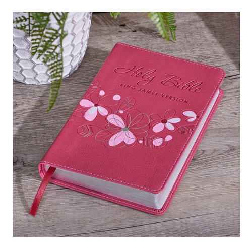 Imagen 5 de 9 de Biblia En Inglés King James Version Tamaño Compacto Rosa