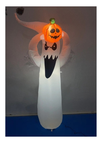 2025 Fantasma Luminoso Inflable De 1,8 M Con Calabaza