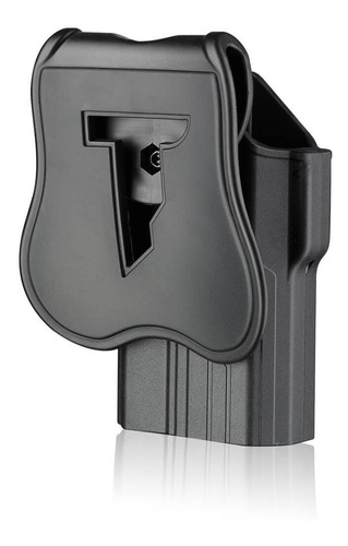 Funda Holster Glock 17 Con Lampara Cytac Negro