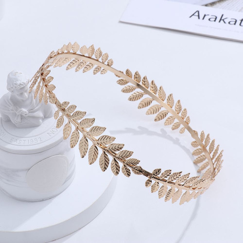 Diademas Con Forma De Corona De Pelo Para Novia, Hojas, Pein