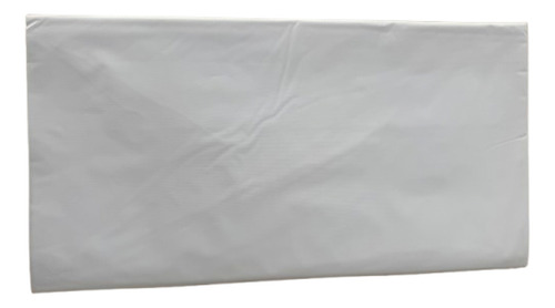 2 Manteles Rectangulares Plasticos 137x183 Para Fiesta Color Blanco