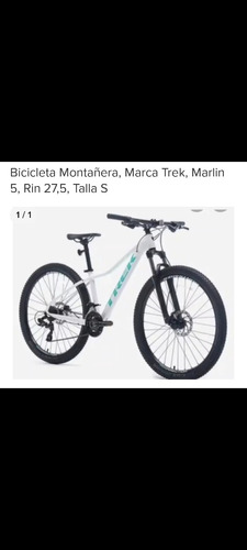 Bicicleta Montañera Trek, Marlin 5, Rin 27.5, Talla S Dama