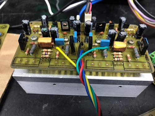 Placa Amplificador Pwt Keor-200/dissipador/fonte/ Prot Dc