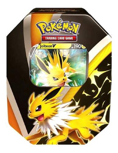 Lata Pokemon Evoluções De Eevee Jolteon V - Copag